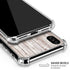 California Flag Dark Wood iPhone XS Max Clear Case